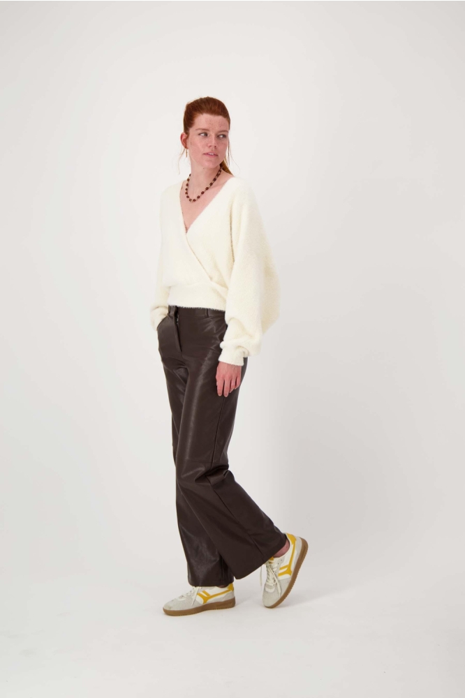 Zusss beige dames trui | Model