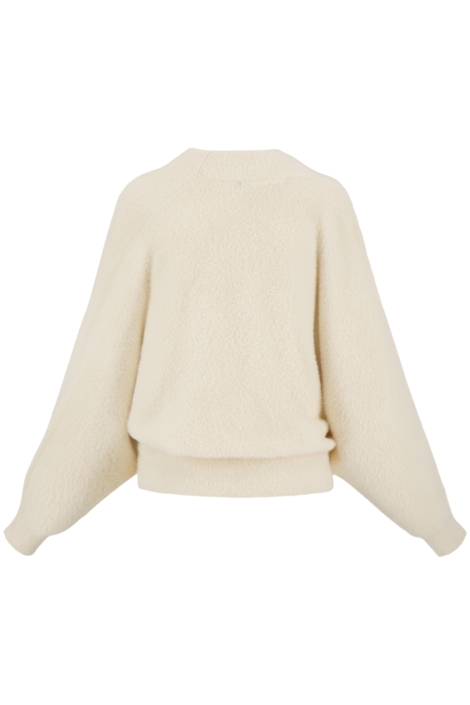 Zusss beige dames trui | Achteraanzicht