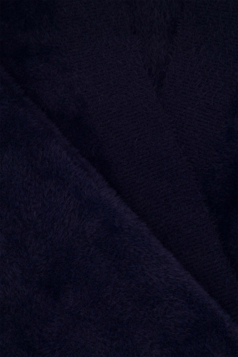 Zusss blauwe dames trui | Kleurstaal