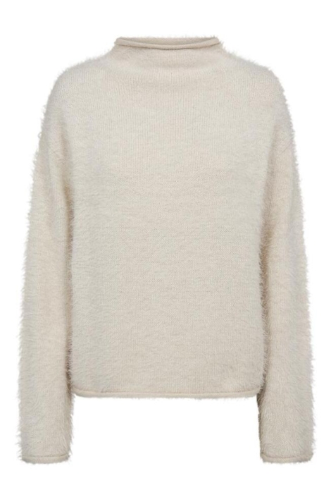Freequent beige dames trui | Vooraanzicht