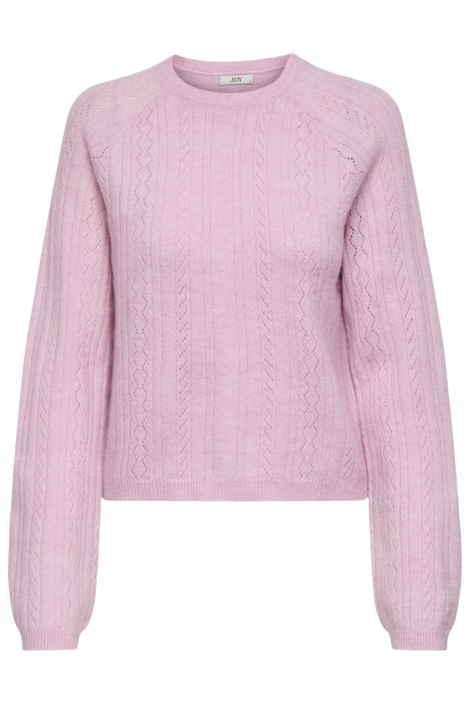 Jacqueline de Yong roze dames trui | Vooraanzicht