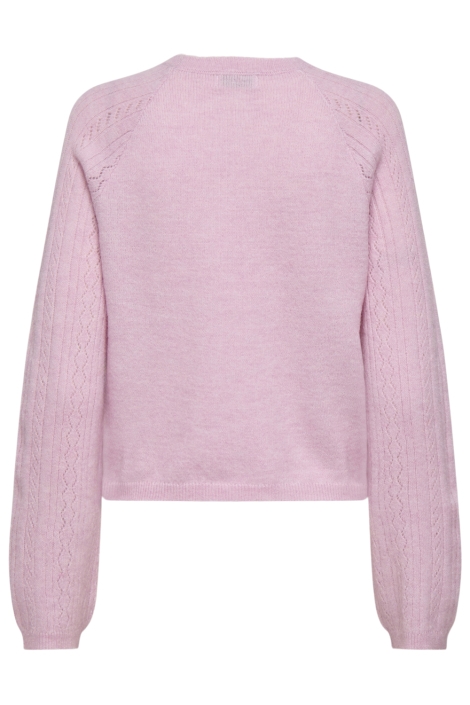 Jacqueline de Yong roze dames trui | Achteraanzicht