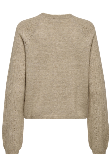Jacqueline de Yong zand dames trui | Achteraanzicht