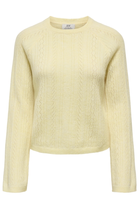 Jacqueline de Yong gele dames trui | Vooraanzicht