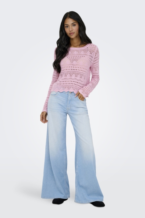 Jacqueline de Yong roze dames trui | 