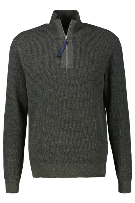 Lerros groene heren trui | Vooraanzicht