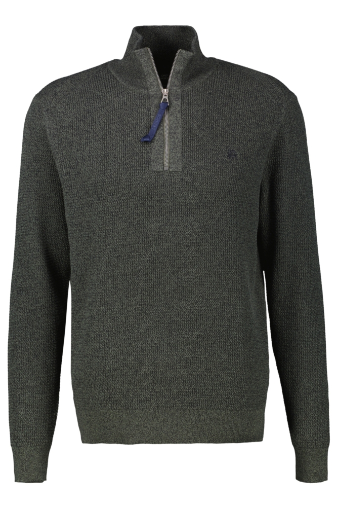 Lerros groene heren trui | Vooraanzicht