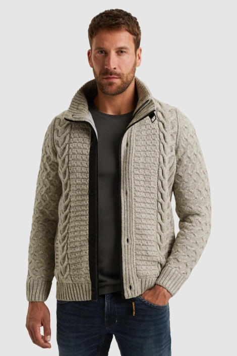 PME legend grijze heren vest | Model vooraanzicht