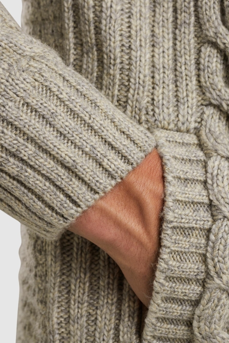 PME legend grijze heren vest | Close up