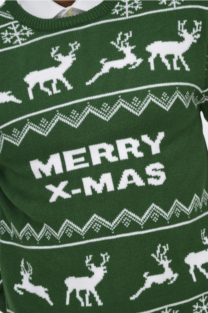 Only & Sons groene heren trui | Kleurstaal
