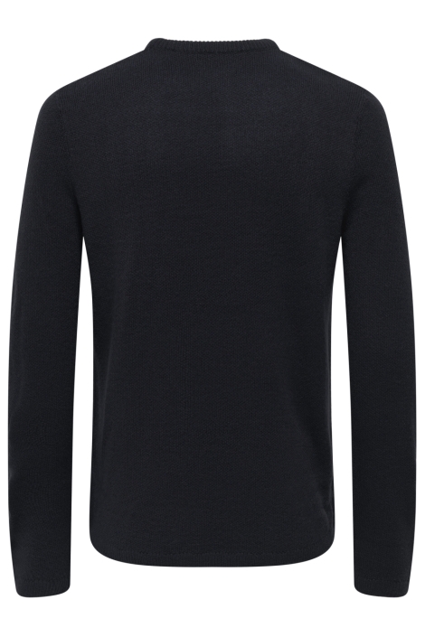 Only & Sons blauwe heren trui | Achteraanzicht