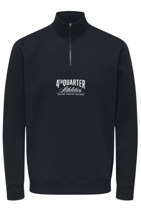 Only & Sons zwarte heren sweater | Achteraanzicht