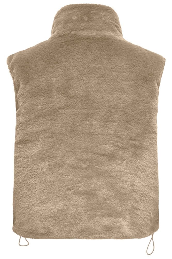 Only taupe dames jas | Achteraanzicht