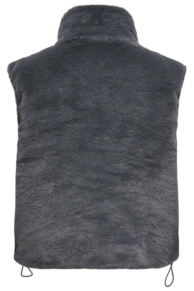Only grijze dames gilet | Achteraanzicht