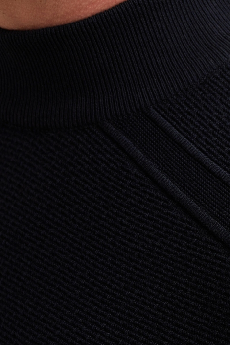 Vanguard blauwe heren trui | Close up