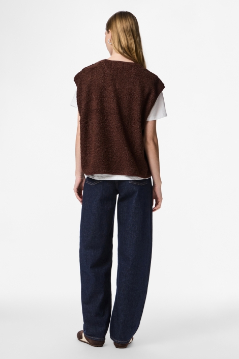 Pieces bruine dames gilet | Model