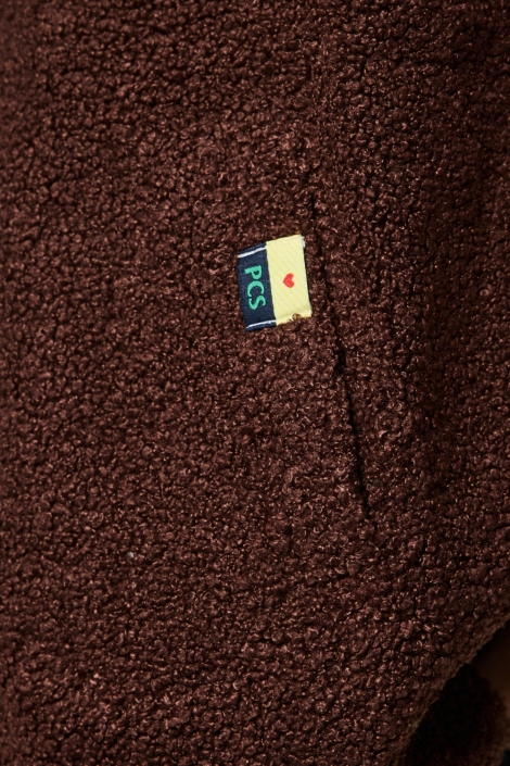 Pieces bruine dames gilet | Close up