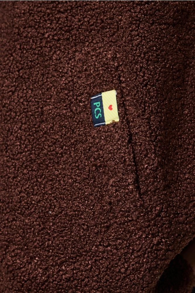 Pieces bruine dames gilet | Close up