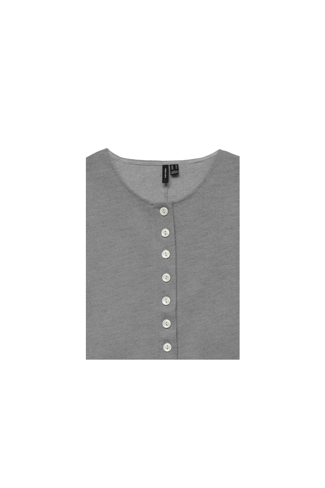 Vero Moda grijze dames vest | Close up