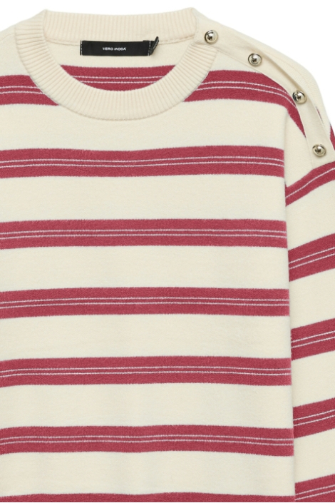 Vero Moda beige dames trui | Close up
