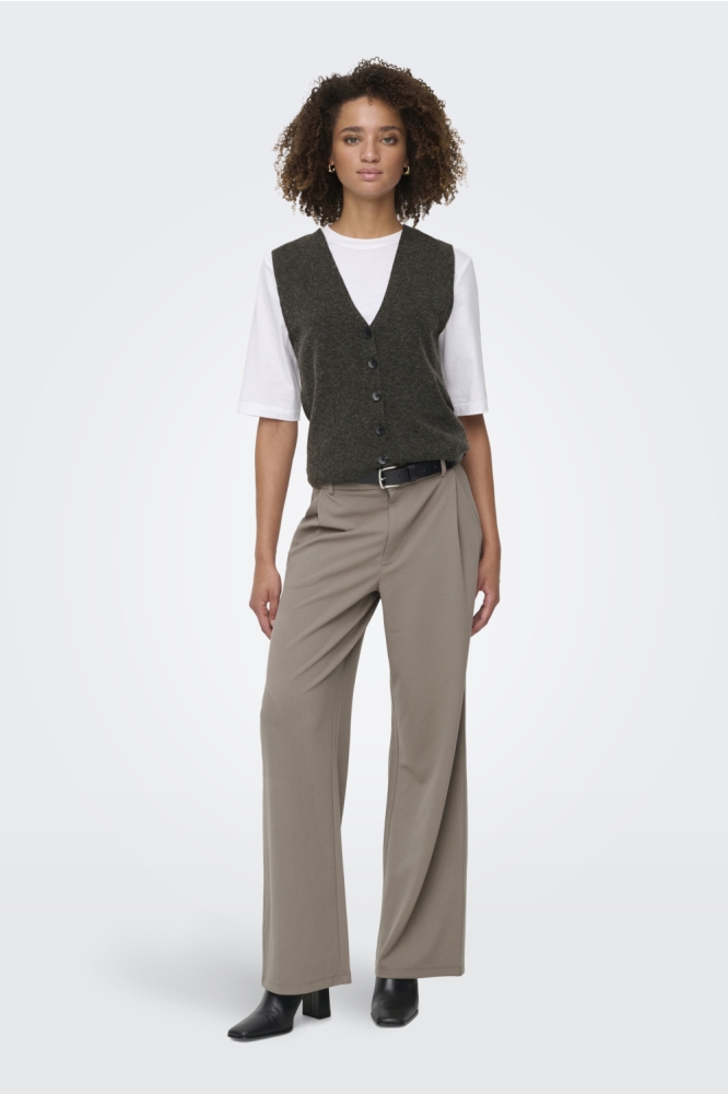 Only bruine dames gilet | Model