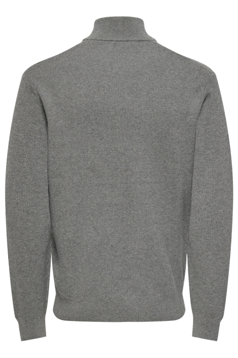 Only & Sons grijze heren trui | Achteraanzicht