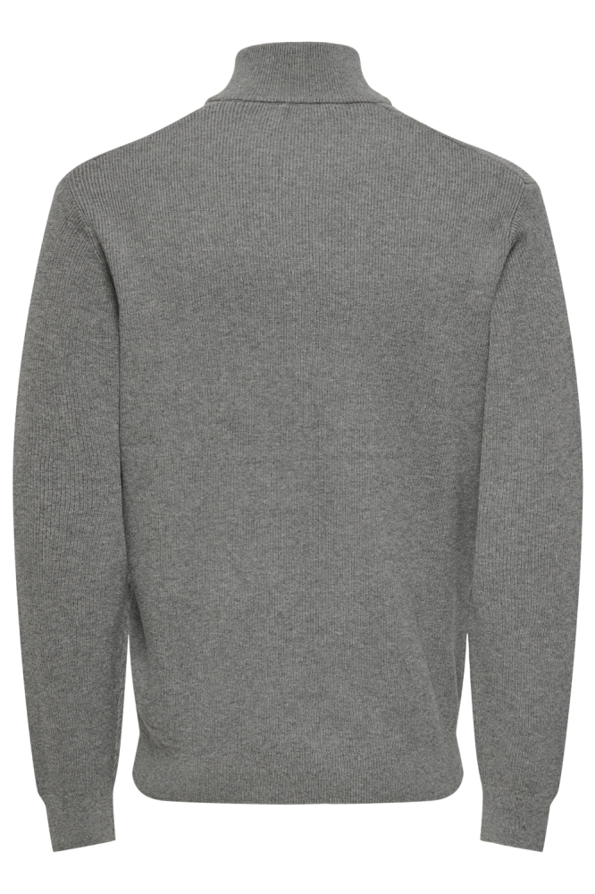 Only & Sons grijze heren trui | Achteraanzicht