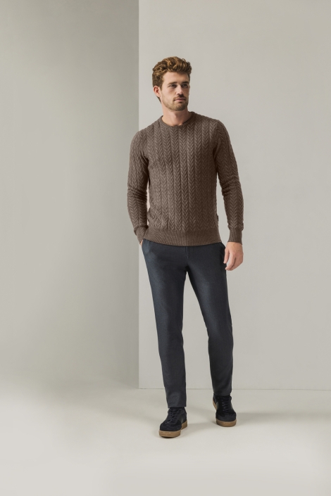 State of Art bruine heren trui | Model