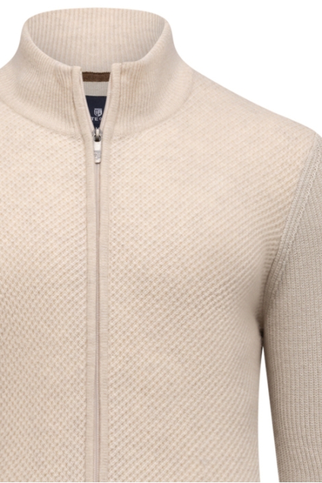 State of Art beige heren vest | Close up