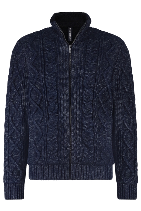 State of Art blauwe heren vest | Vooraanzicht