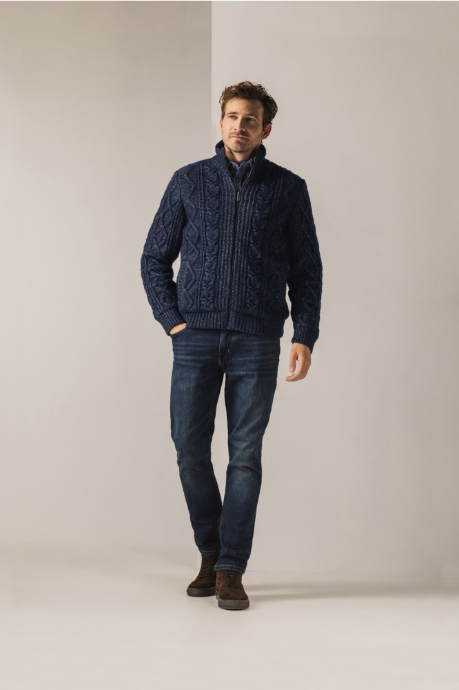 State of Art blauwe heren vest | Model