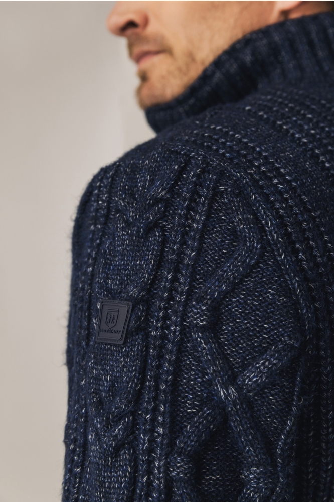 State of Art blauwe heren vest | Kleurstaal