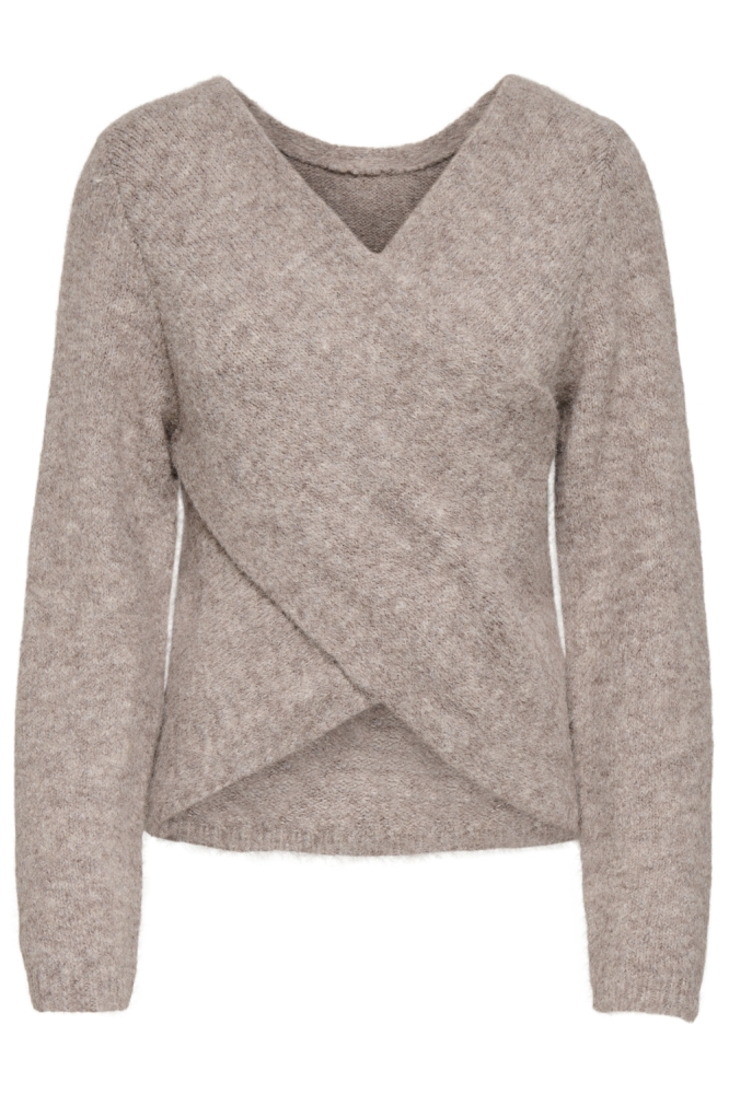 Only zand dames trui | Vooraanzicht