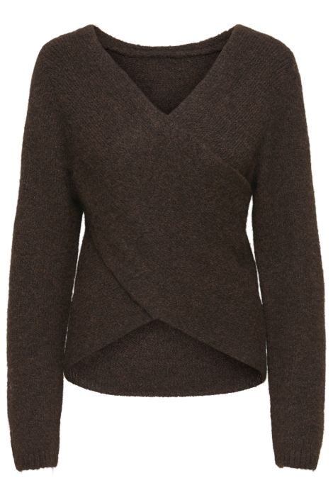 Only bruine dames trui | Vooraanzicht