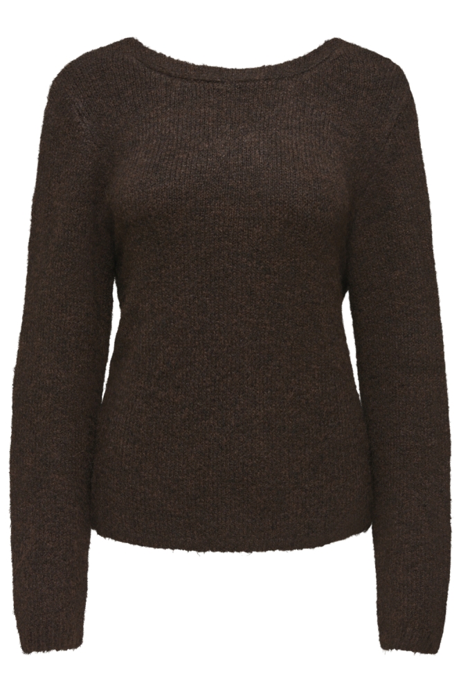 Only bruine dames trui | Vooraanzicht