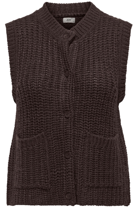 Jacqueline de Yong bruine dames gilet | 