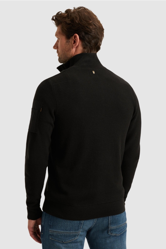 PME legend zwarte heren trui | Model achteraanzicht
