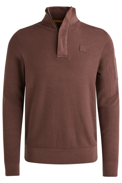 PME legend bruine heren trui | Vooraanzicht