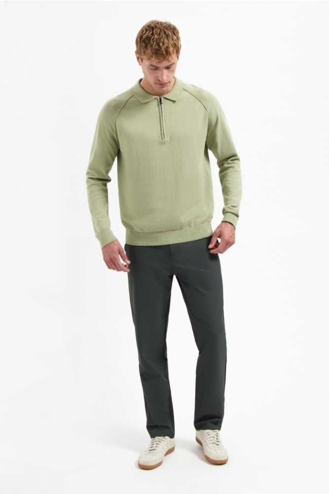 NO-EXCESS groene heren trui | Model