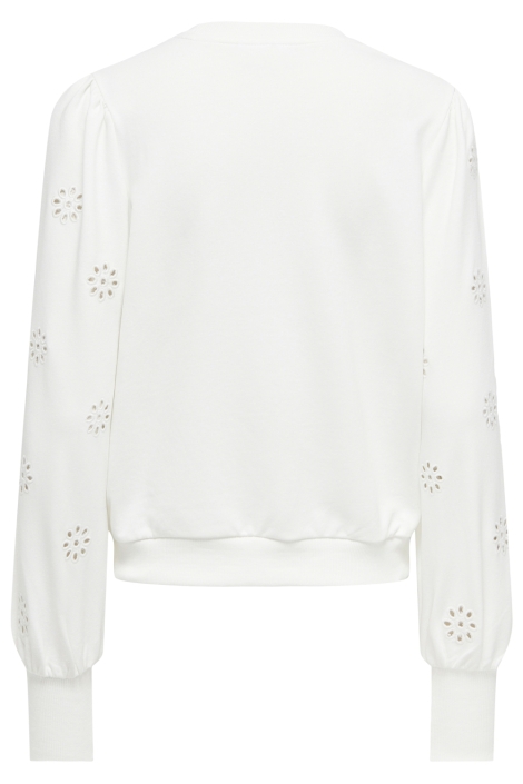 Only witte dames sweater | Achteraanzicht