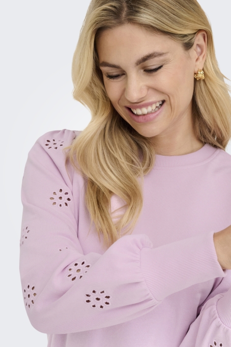 Only roze dames sweater | 
