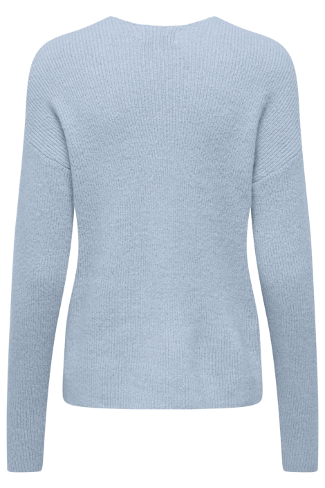 Only blauwe dames trui | Achteraanzicht