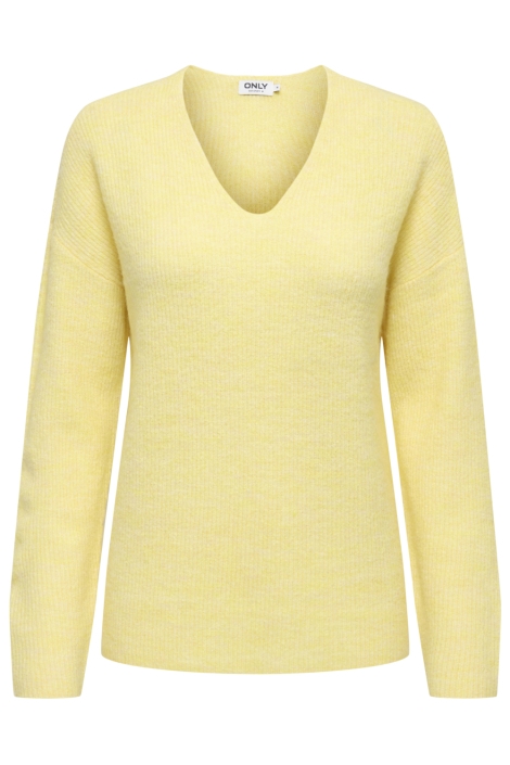 Only gele dames trui | Vooraanzicht
