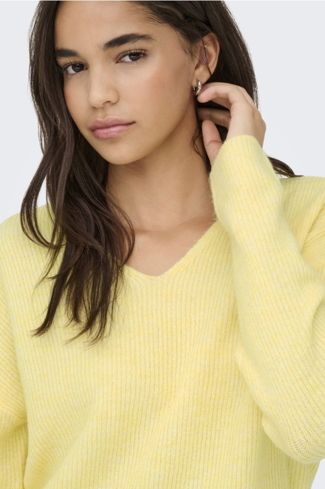 Only gele dames trui | Close up