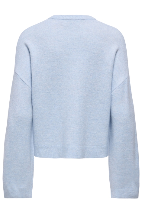 Only blauwe dames trui | Achteraanzicht