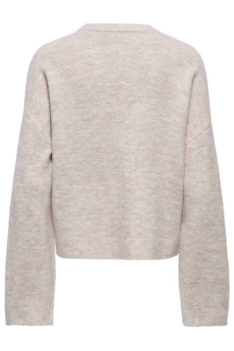Only beige dames trui | Achteraanzicht