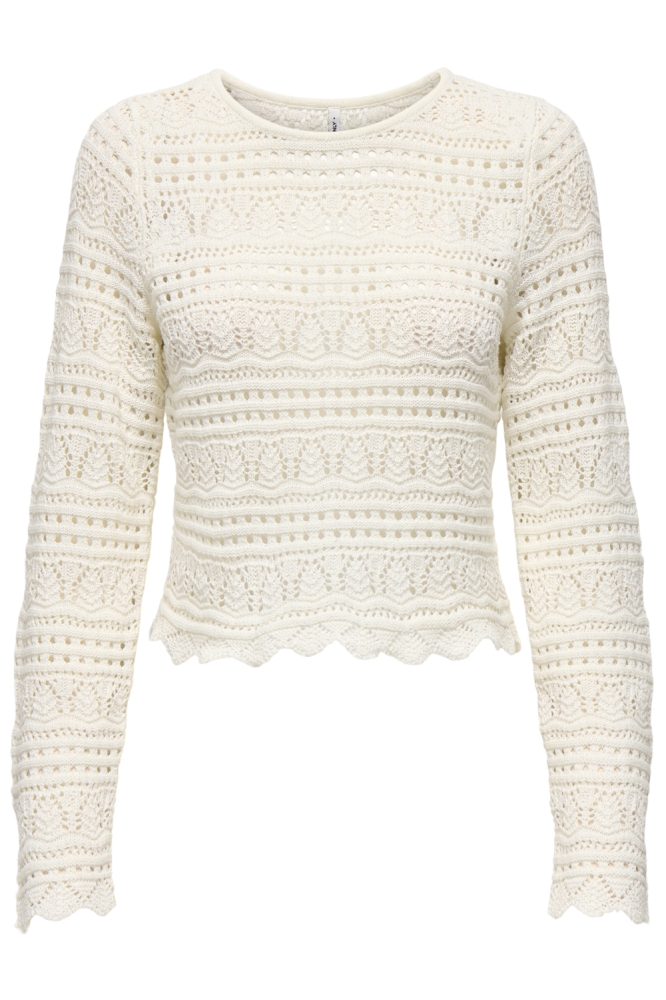 Only beige dames trui | Vooraanzicht