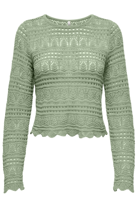 Only groene dames trui | Vooraanzicht