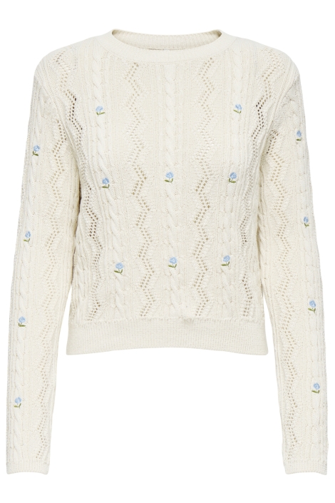 Only beige dames trui | Vooraanzicht