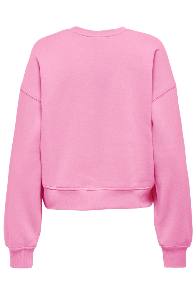 Only roze dames sweater | Achteraanzicht